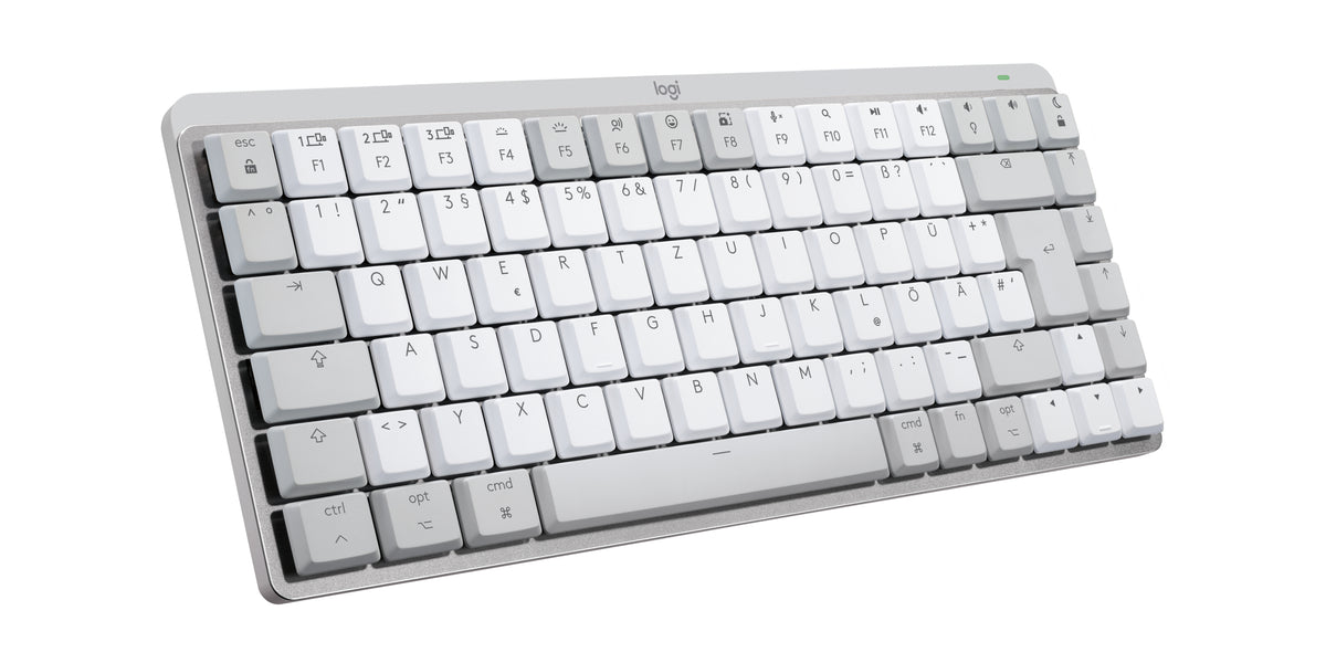 Logitech MX Mechanical Mini for Mac teclado Oficina RF Wireless + Bluetooth QWERTZ Alemán Gris (2)