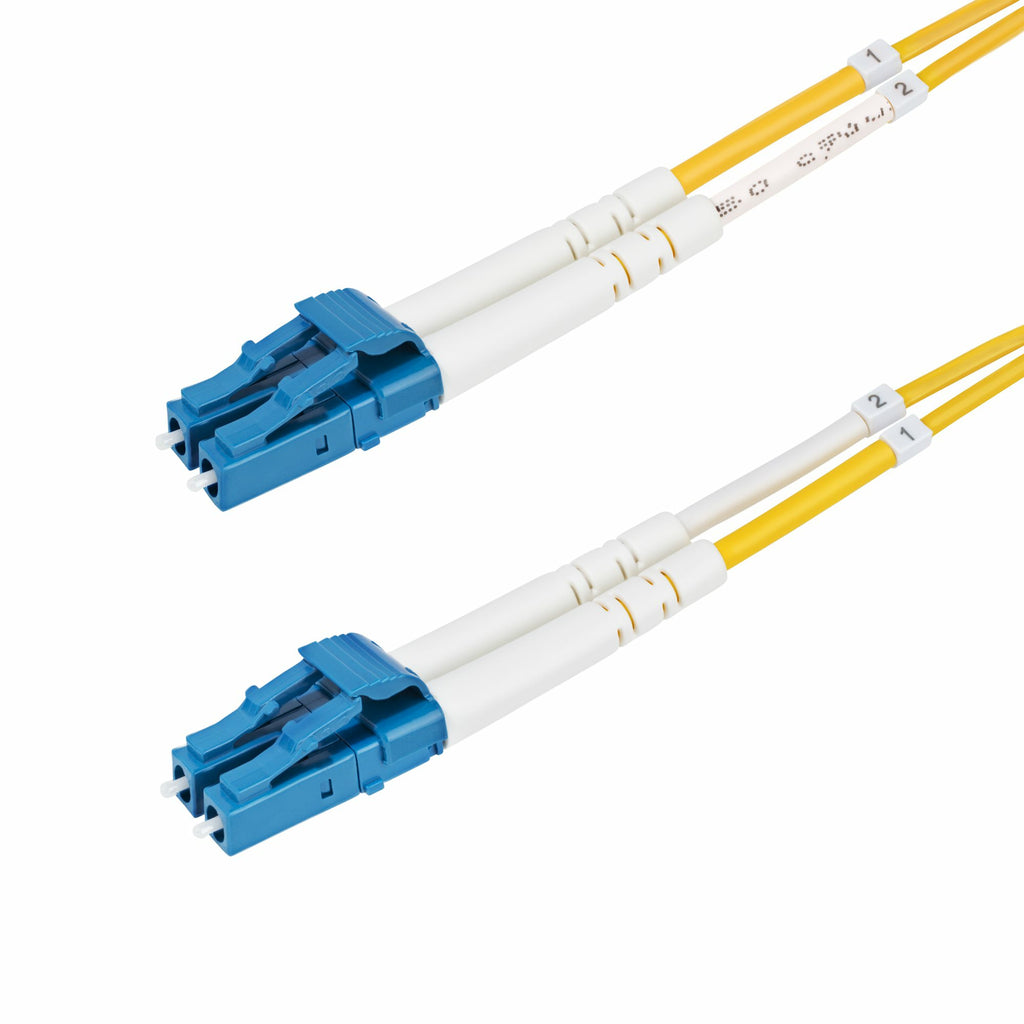 StarTech.com SMDOS2LCLC1M Cable de fibra óptica e InfiniBand LC/UPC Amarillo