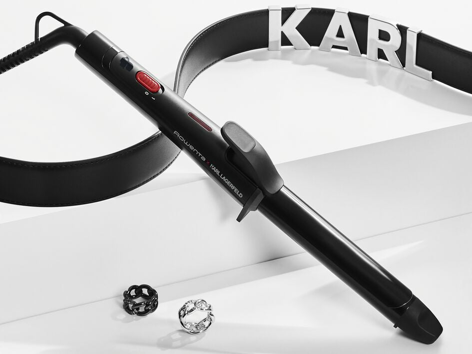 Rowenta X KARL LAGERFELD CF321L Rizador de pelo Caliente Negro, Rojo 47 W 1,8 m (3)