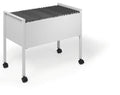 Durable 309510 Carrito para libros Gris