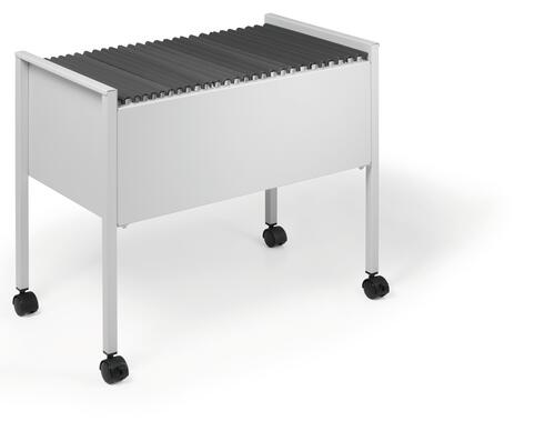 Durable 309510 Carrito para libros Gris