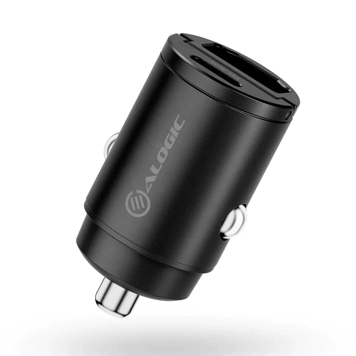 ALOGIC Rapid Power mini cargador de coche 30W con USB-C y USB-A
