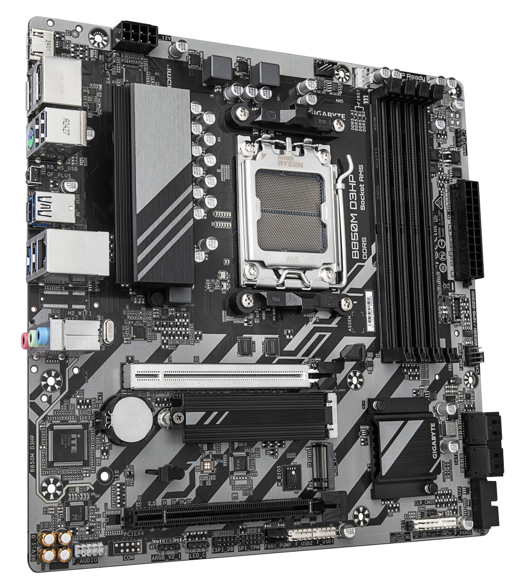 GIGABYTE B850M D3HP placa base AMD B850 Zócalo AM5 micro ATX (4)
