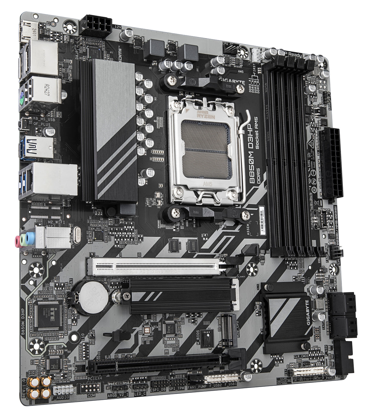 GIGABYTE B850M D3HP placa base AMD B850 Zócalo AM5 micro ATX (4)