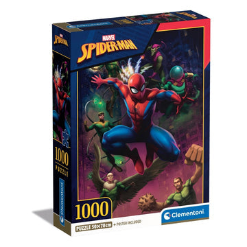 Clementoni Marvel Spiderman Puzzle rompecabezas 1000 pieza(s) Televisión/películas