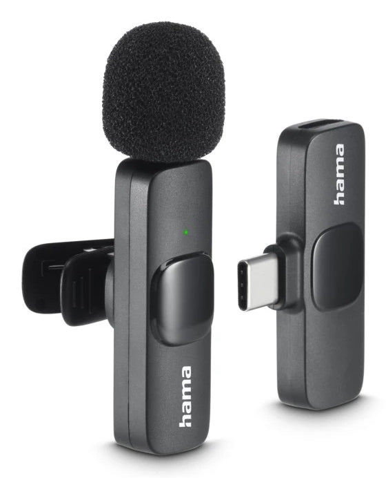 Hama Smart Wireless Negro Micrófono de corbata/solapa (2)