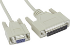 Cab. módem nulo ARTICONA DB9h-DB25m, 2 m
