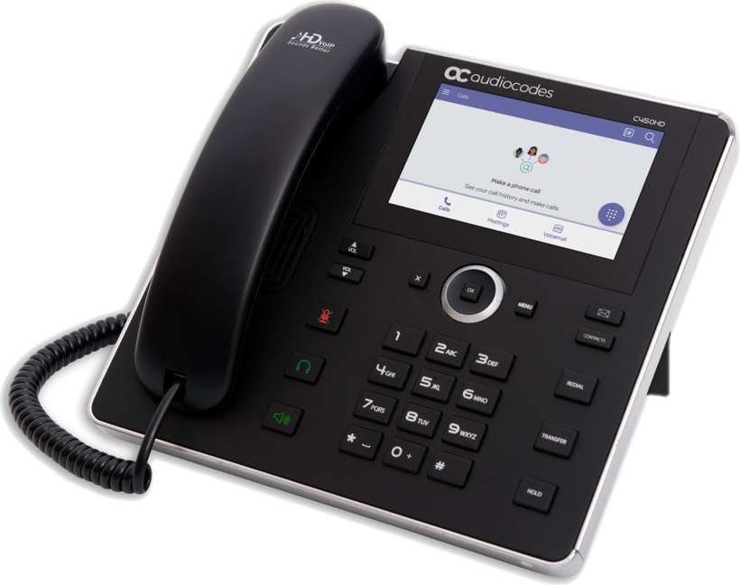 Teléfono IP AudioCodes C450HD PoE (2)