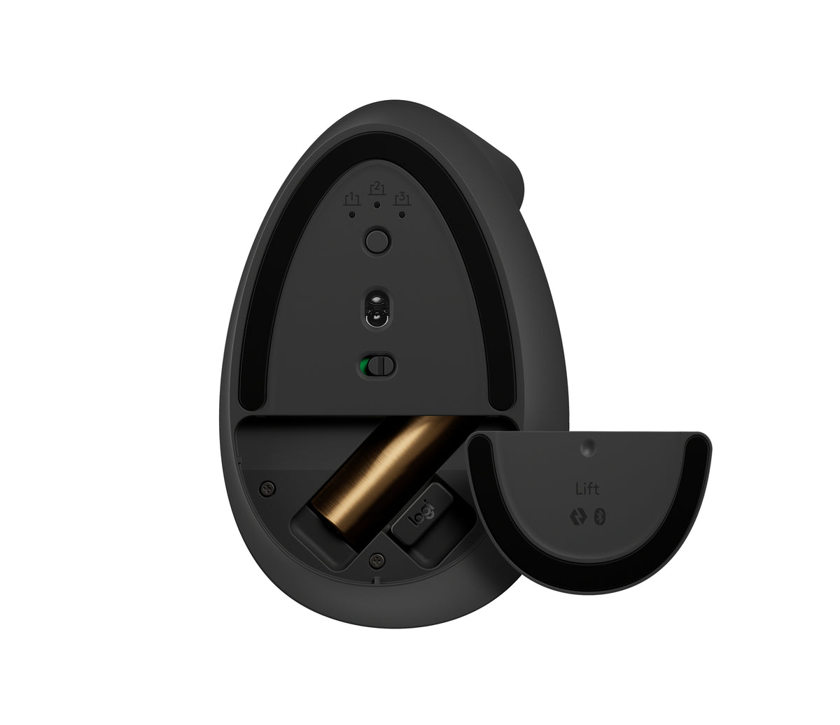 Logitech Lift Vertical Ergonomic ratón Oficina Mano derecha RF Wireless + Bluetooth Óptico 4000 DPI (4)