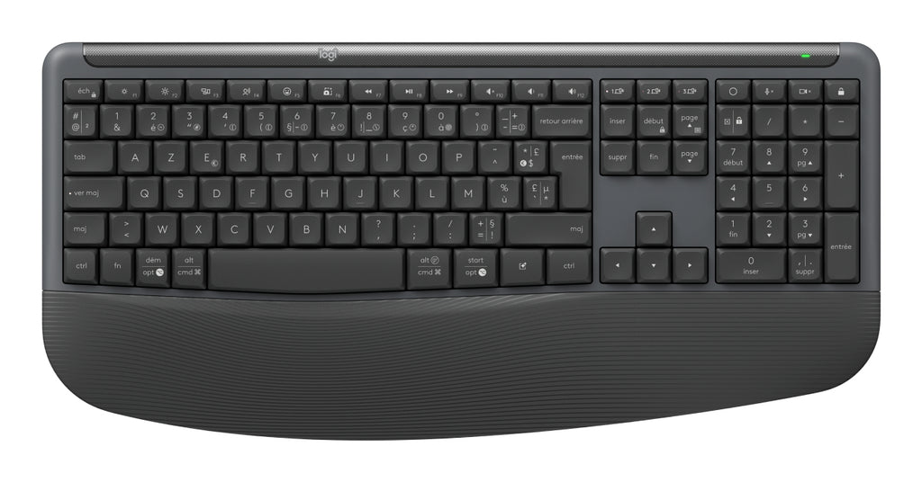 Logitech Signature Comfort Plus Combo MK880 for Business teclado Ratón incluido Universal USB + Bluetooth AZERTY Francés Grafito (4)