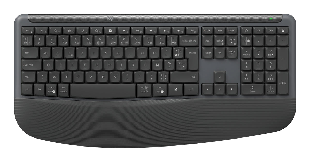 Logitech Signature Comfort Plus Combo MK880 for Business teclado Ratón incluido Universal USB + Bluetooth AZERTY Francés Grafito (4)