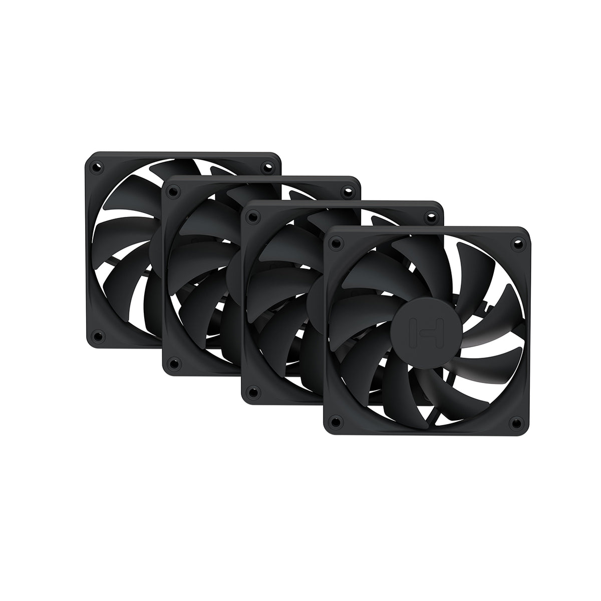 HYTE FAN FA12-BB-4 sistema refrigeración PC Procesador 12cm Negro 4