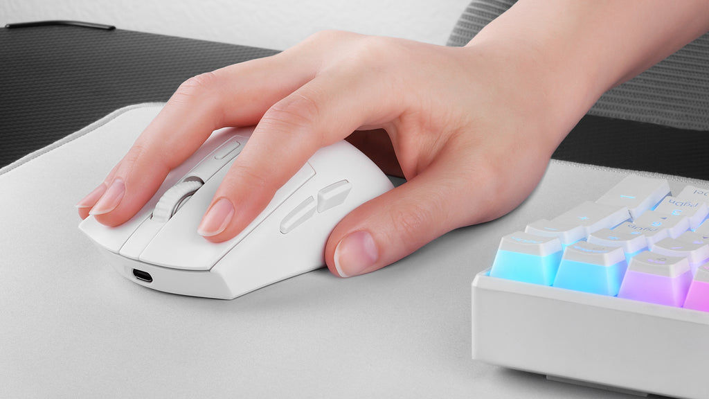 Mars Gaming MM-T3W ratón Juego Mano derecha RF Wireless + Bluetooth + USB Type-C Óptico 14400 DPI (9)