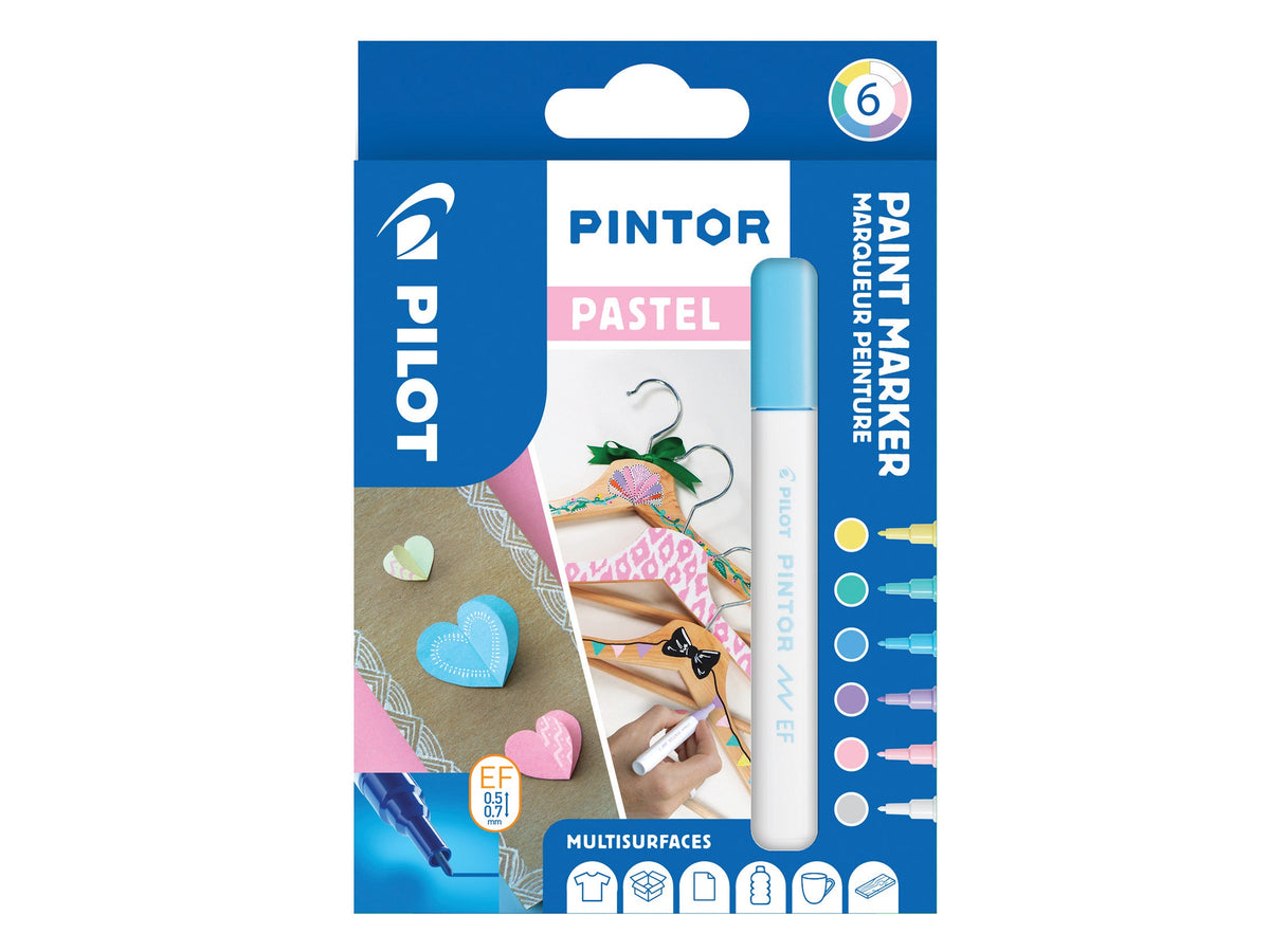 Pilot Pintor Pastel speedmarker 6 stk