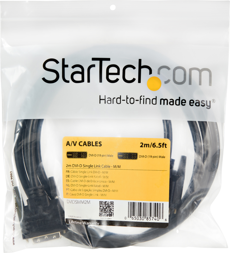 Startech DVIDSMM2M - Cable de Video Digital para Monitor DVI-D Macho a Macho (3)