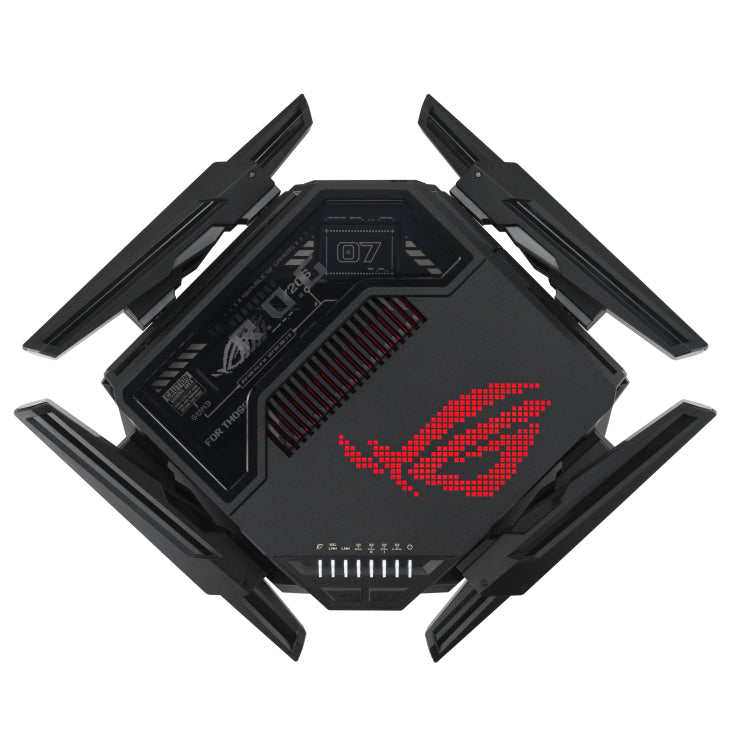 ASUS ROG Rapture GT-BE98 router inalámbrico 10 Gigabit Ethernet Quad-band (2.4 GHz / 5 GHz-1 / 5 GHz-2 / 6 GHz) Negro (9)