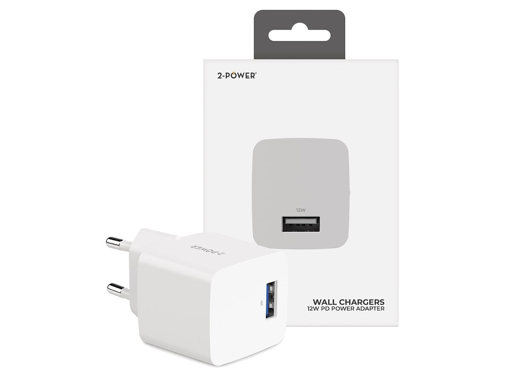 2-Power 2PWC12W01-EU cargador de dispositivo móvil Blanco (4)