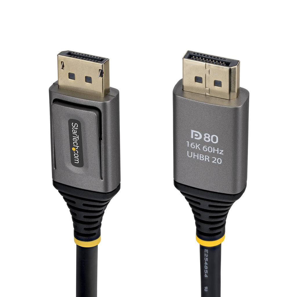 StarTech.com DP21V-1M-DP80-CABLE cable DisplayPort Negro (2)