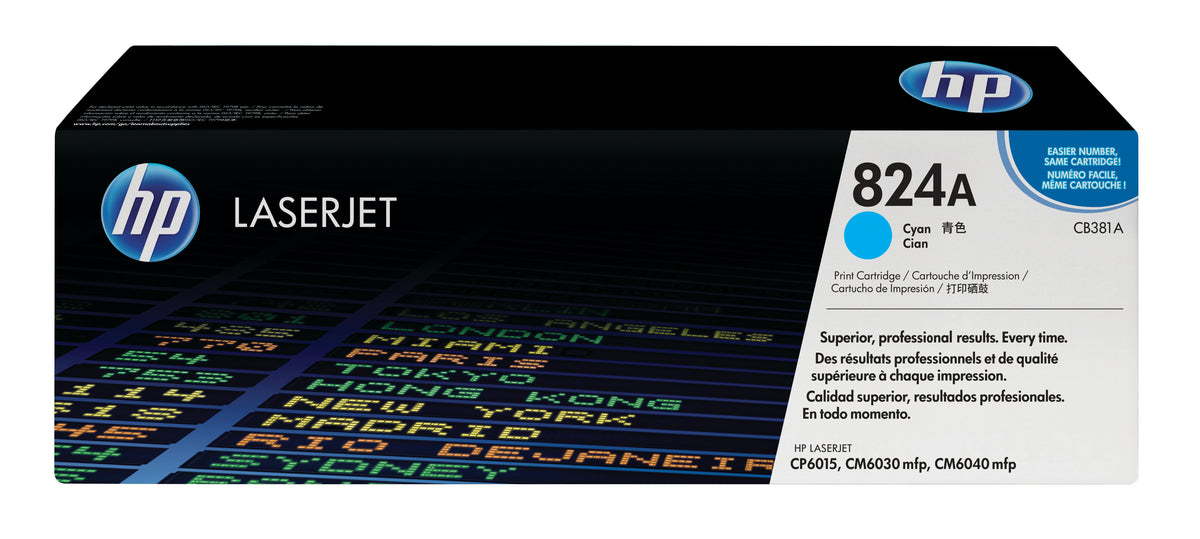 HP 824A Cyan Original LaserJet Toner Cartridge cartucho de tóner 1 pieza(s) (2)