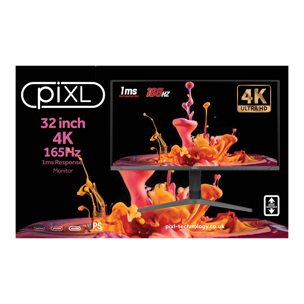 piXL CM32G7 monitor gaming IPS panorámico 4K de 32 pulgadas 144Hz con AMD