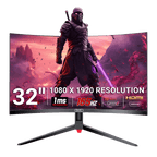 Monitor piXL CM32GF5 81,3 cm 1920 x 1080 píxeles Full HD Negro, Rojo
