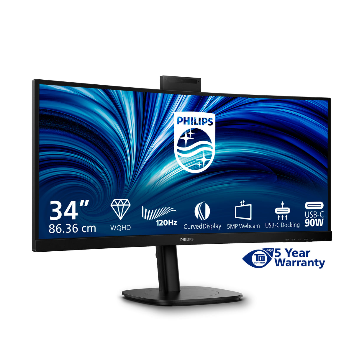 Philips 3000 series 34B2U3600CH/00 pantalla para PC 86,4 cm (34") 3440 x 1440 Pixeles Wide Quad HD LCD Negro (5)