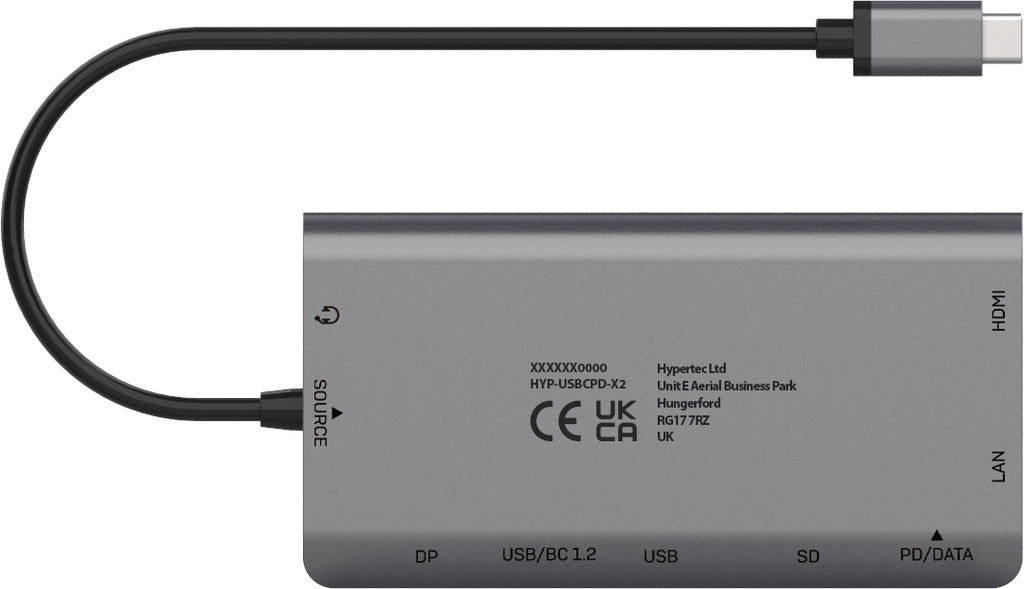 Hypertec ProDock ProDockExtreme Gen2 Alámbrico USB 3.2 Gen 1 (3.1 Gen 1) Type-C Plata (4)