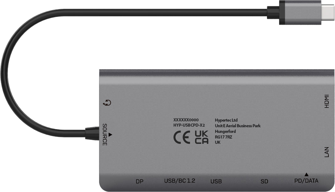 Hypertec ProDock ProDockExtreme Gen2 Alámbrico USB 3.2 Gen 1 (3.1 Gen 1) Type-C Plata (4)