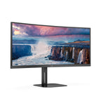AOC V5 CU34V5C/BK pantalla para PC 86,4 cm (34") 3440 x 1440 Pixeles Wide Quad HD LED Negro (9)