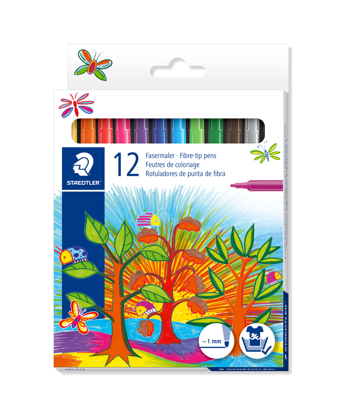 Staedtler 325 rotulador punta media 12 piezas