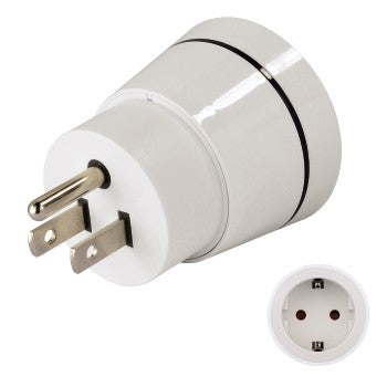Hama 00121994 adaptador de enchufe eléctrico Blanco