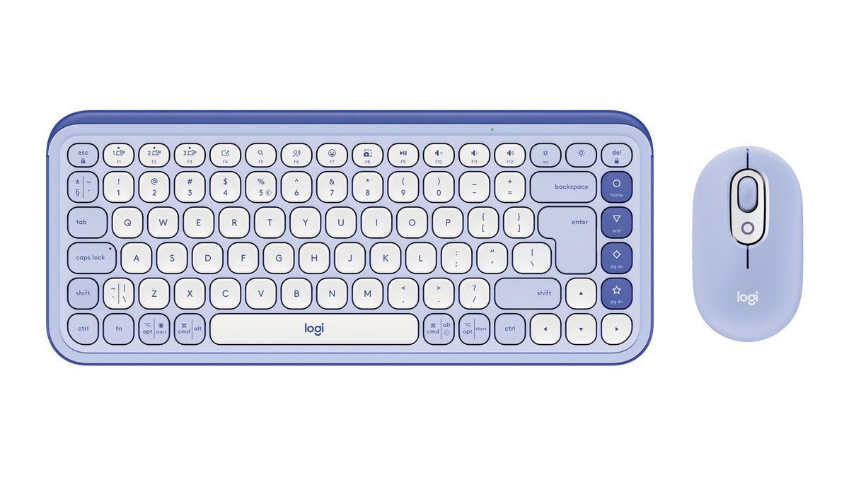 Logitech Pop Icon Combo teclado Ratón incluido Universal Bluetooth QWERTY Turco Lila, Blanco (2)