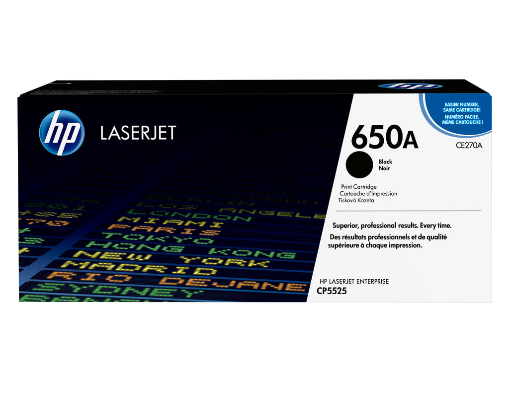 HP 650A Black Original LaserJet Toner Cartridge cartucho de tóner 1 pieza(s) (2)