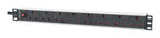 Intellinet 715324 unidad de distribución de energía (PDU) 8 salidas AC 1U Negro, Blanco