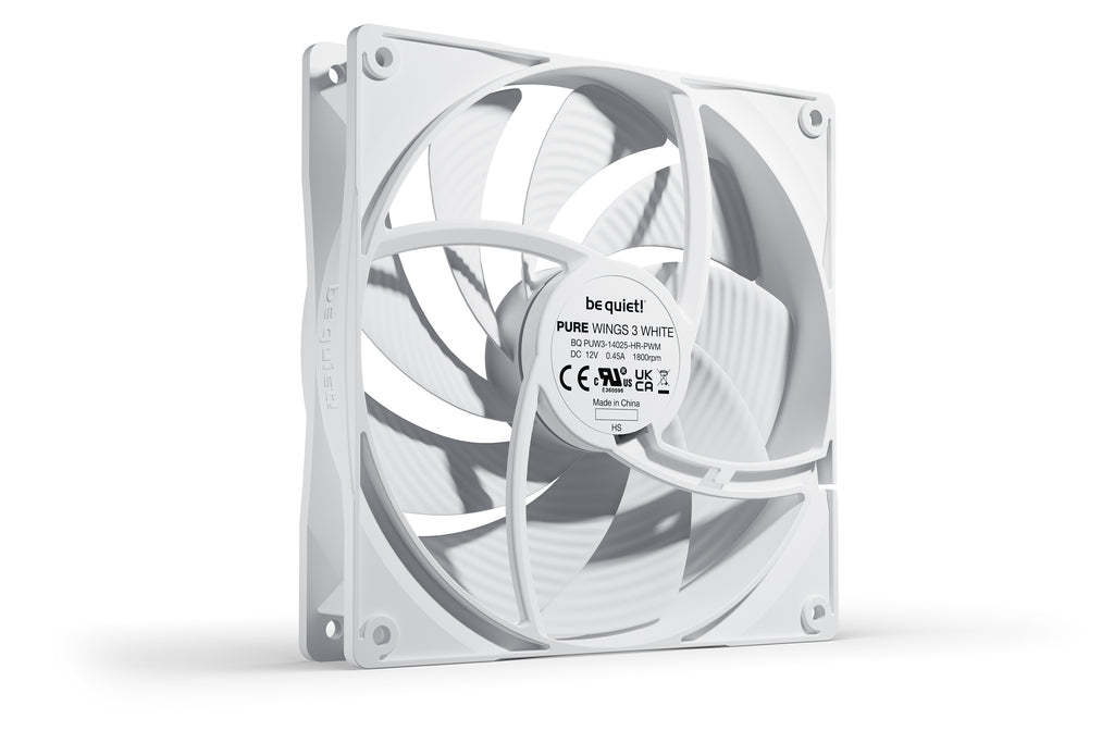 be quiet! Pure Wings 3 140mm PWM high-speed White Carcasa del ordenador