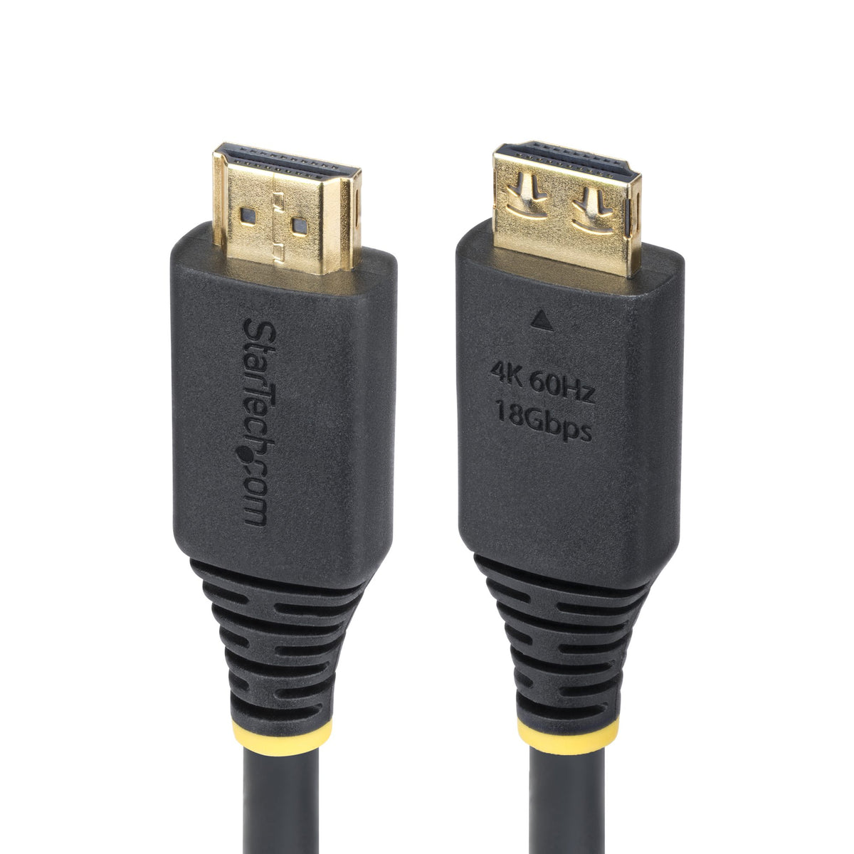 StarTech.com HDMI2-CABLE-GRIP-1M cable HDMI HDMI tipo A (Estándar) Negro (2)