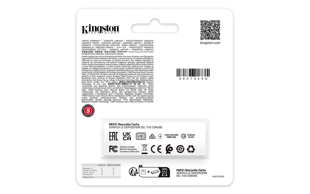 Kingston Technology DataTraveler Exodia S unidad flash USB USB tipo A 3.2 Gen 1 (3.1 Gen 1) Negro (4)