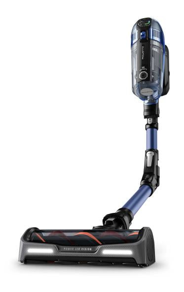 Rowenta X-Force RH99C0 Aspiradora escoba 2 en 1 Batería Secar Sin bolsa 0,9 L 480 W Negro, Azul