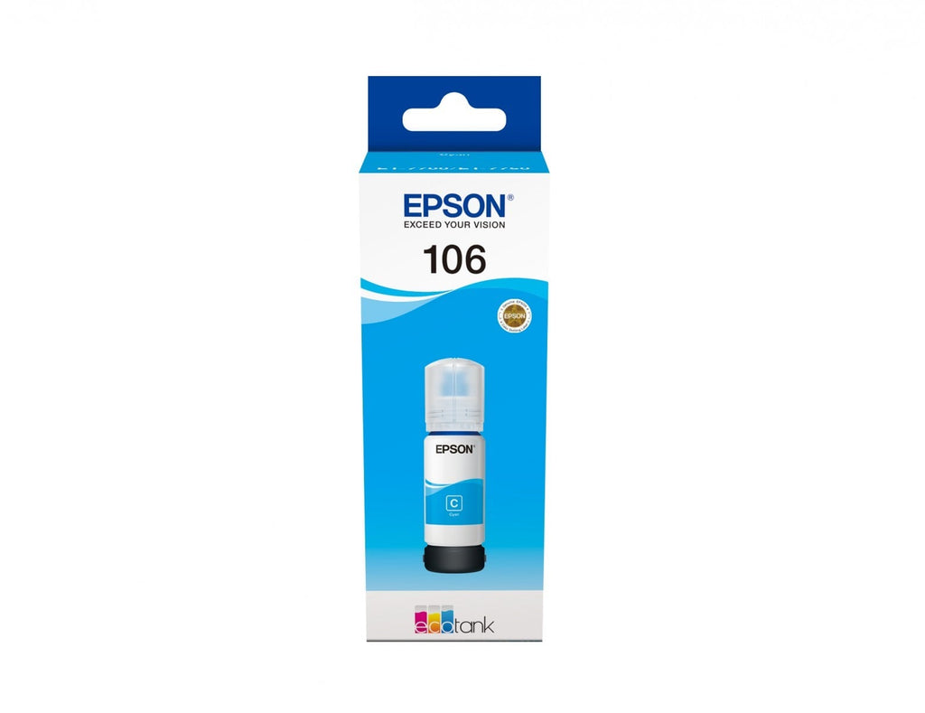 Epson C13T00R240 - 70 ml, cián, original, depósito de tinta