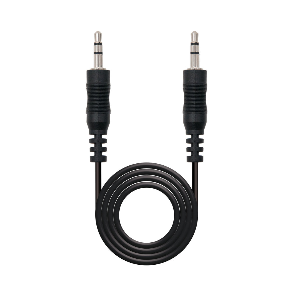 Nanocable 10.24.0105 cable de audio 5 m 3,5mm Negro (4)