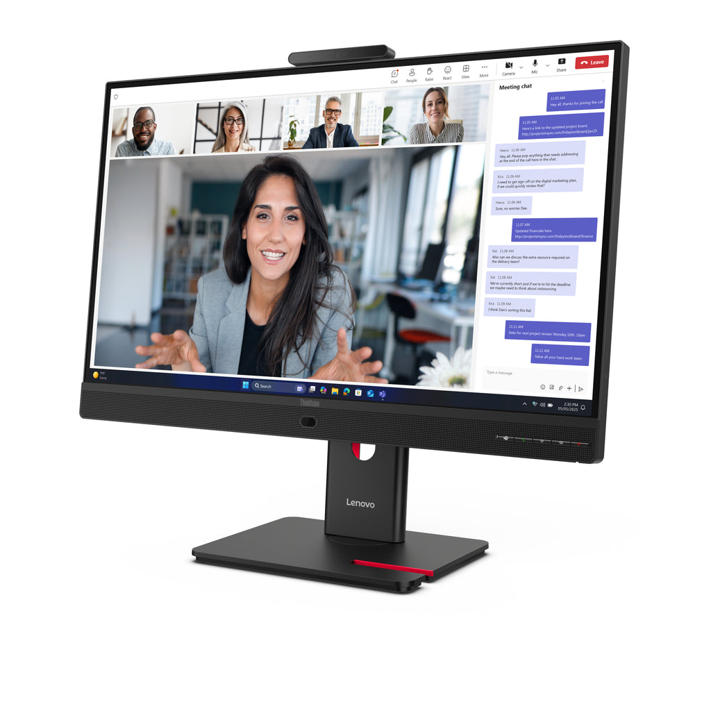 Lenovo ThinkVision T24-4v pantalla para PC 60,5 cm (23.8") 1920 x 1080 Pixeles Full HD LCD Negro (4)