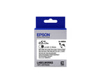 Cartucho de tubo termorretráctil Epson LK-4WBA5 negro sobre blanco 5 mm (2)