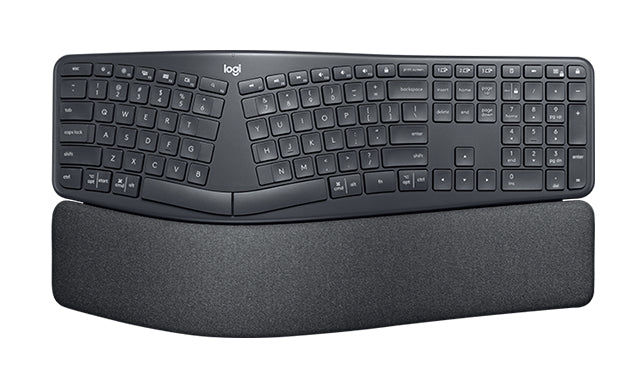 Logitech ERGO K860 teclado Universal RF Wireless + Bluetooth QWERTZ Alemán Grafito (2)