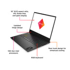 HP OMEN 16-u0004na Intel® Core™ i7 i7-13700HX Laptop 40.6 cm (16") 2K 16 GB DDR5-SDRAM 1 TB SSD NVIDIA GeForce RTX 4060 Wi-Fi 6E (802.11ax) Windows 11 Home Black (5)