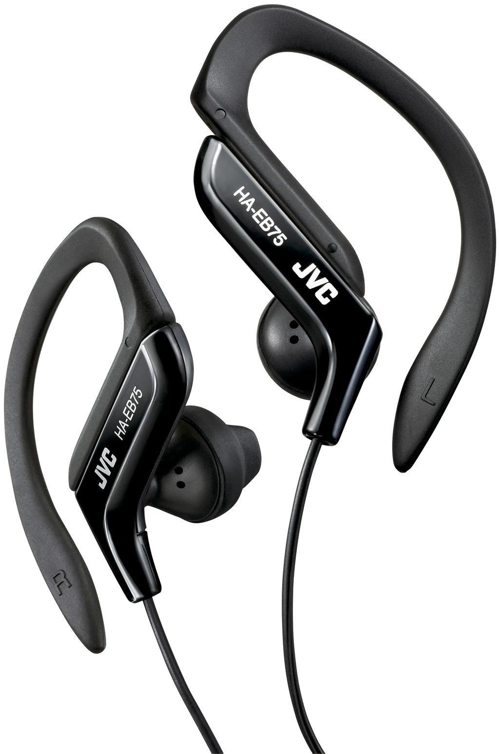 JVC HA-EB75 Auriculares Alámbrico gancho de oreja, Dentro de oído Música Negro
