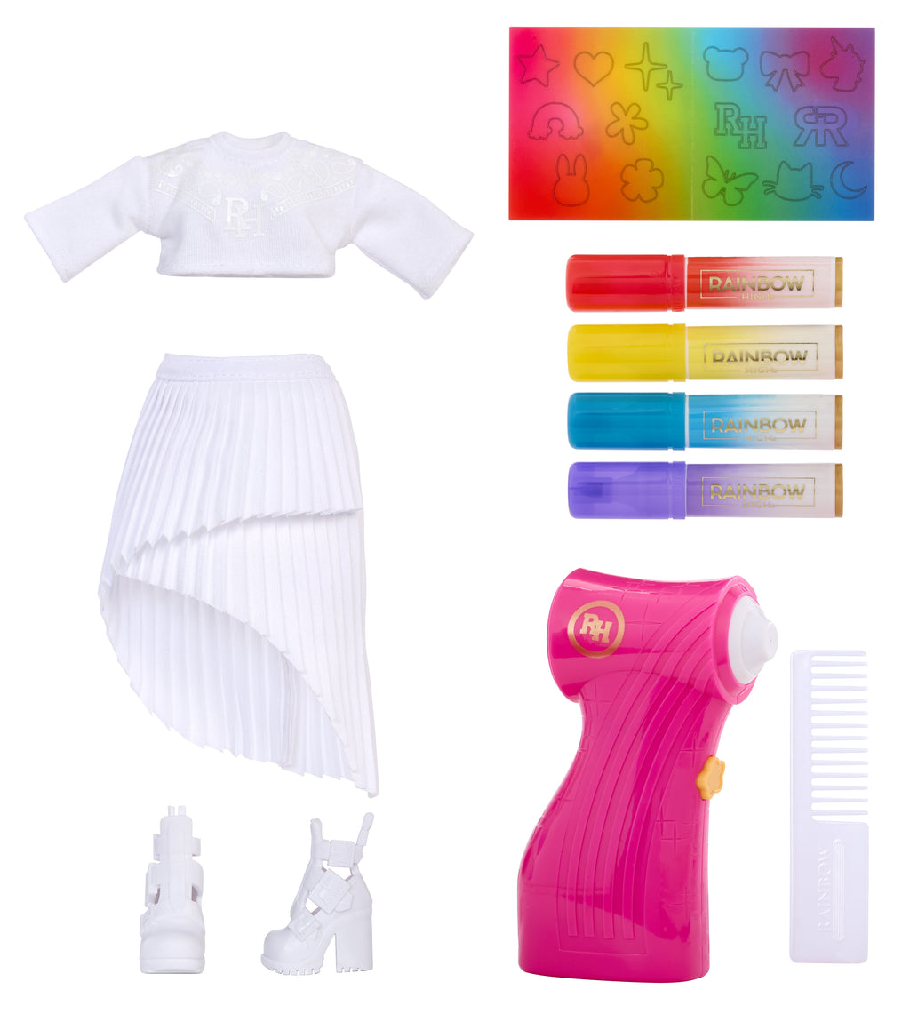 Rainbow High Air Brush & Create Fashion Dolls - Purple Eyes (3)