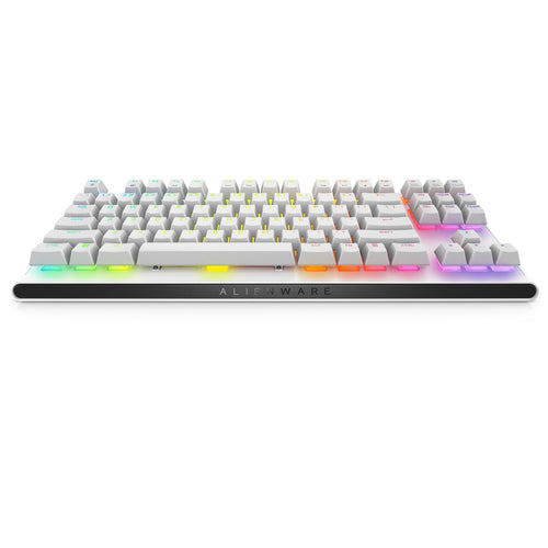 Alienware AW420K teclado Gaming USB QWERTY Internacional US Blanco