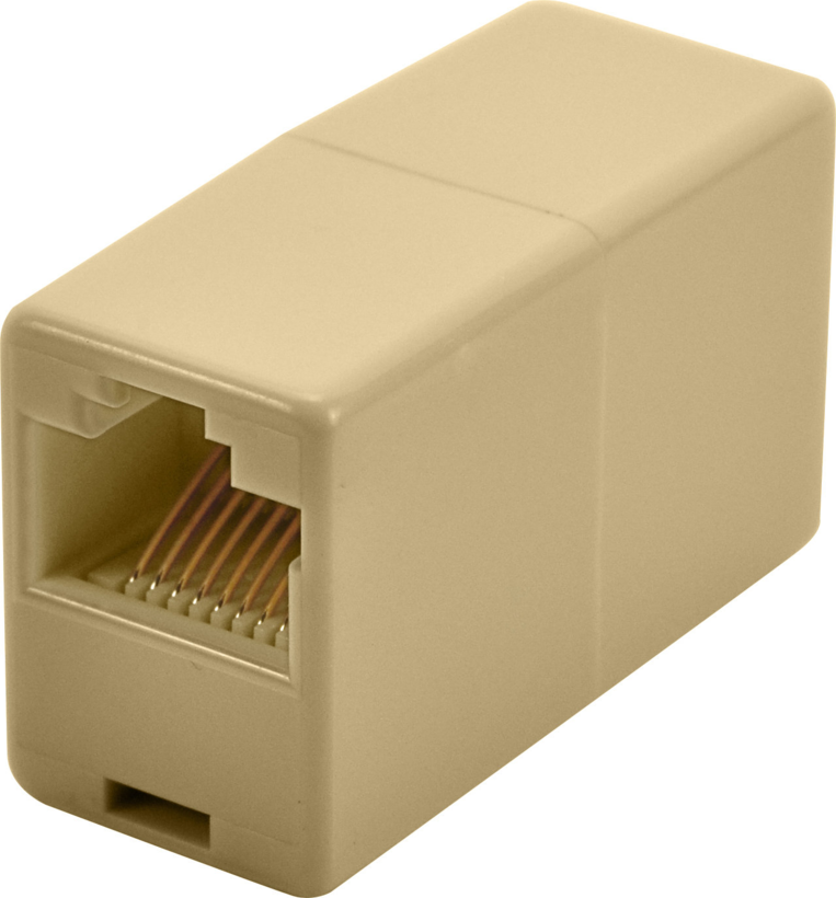 Acoplam. modular RJ45 h-RJ45 h 1:1 UTP (3)