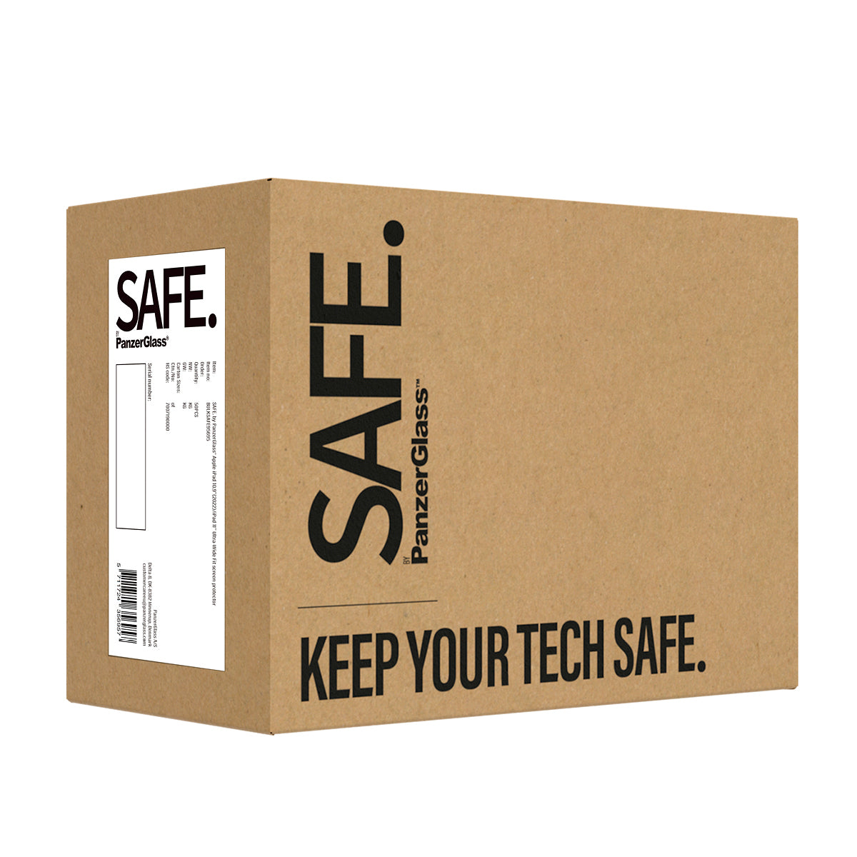 PanzerGlass SAFE. by ® Screen Protector iPad Air 11" (2024-2026) | iPad 11'' (2025) | iPad 10.9'' (2022) | Ultra-Wide Fit | Bulk Protector de pantalla Apple 50 pieza(s) (4)