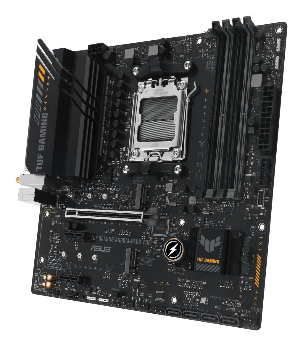 ASUS TUF GAMING A620M-PLUS WIFI AMD A620 Zócalo AM5 micro ATX (6)